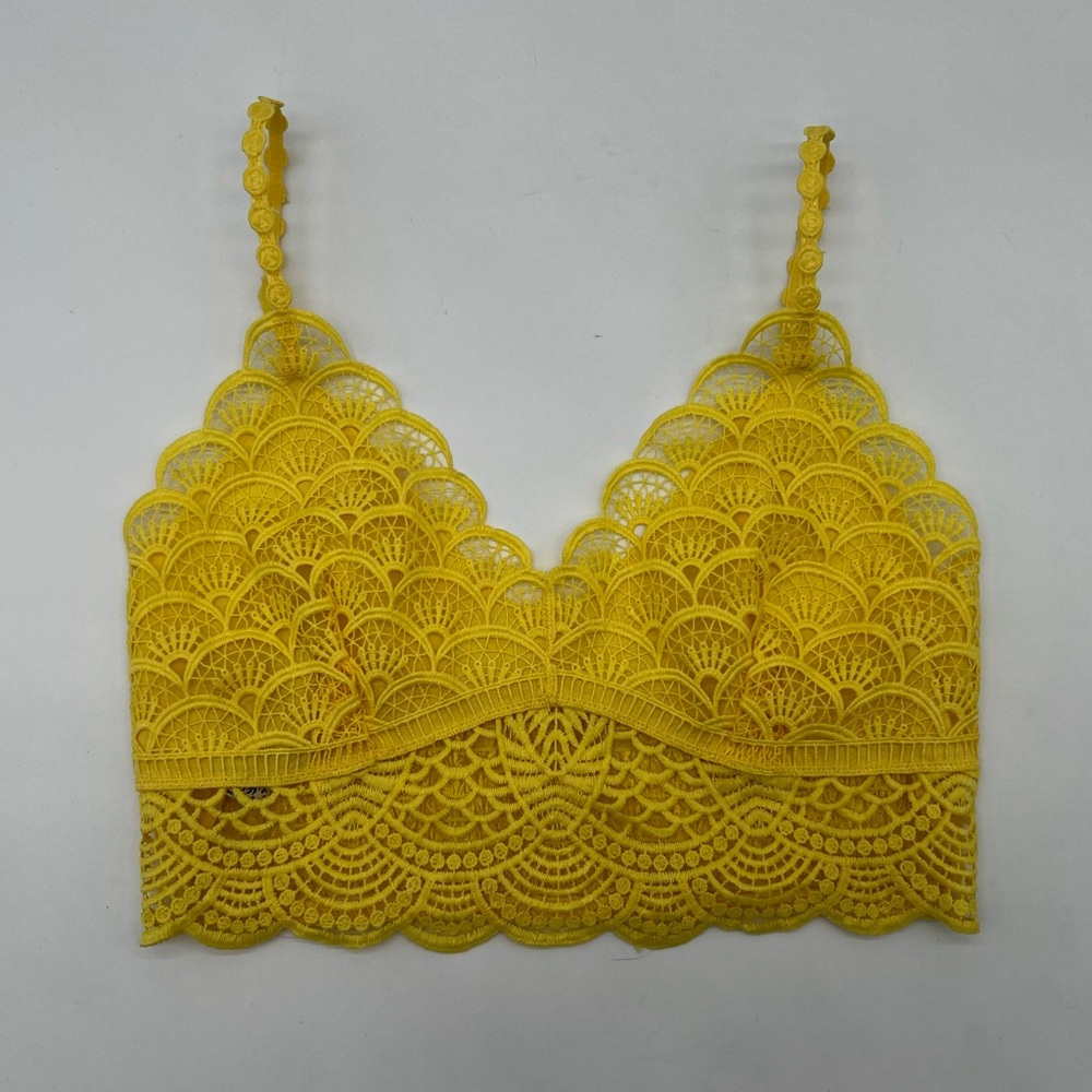 Free People Intimately Sunrise to Sunset Crochet Bra Top